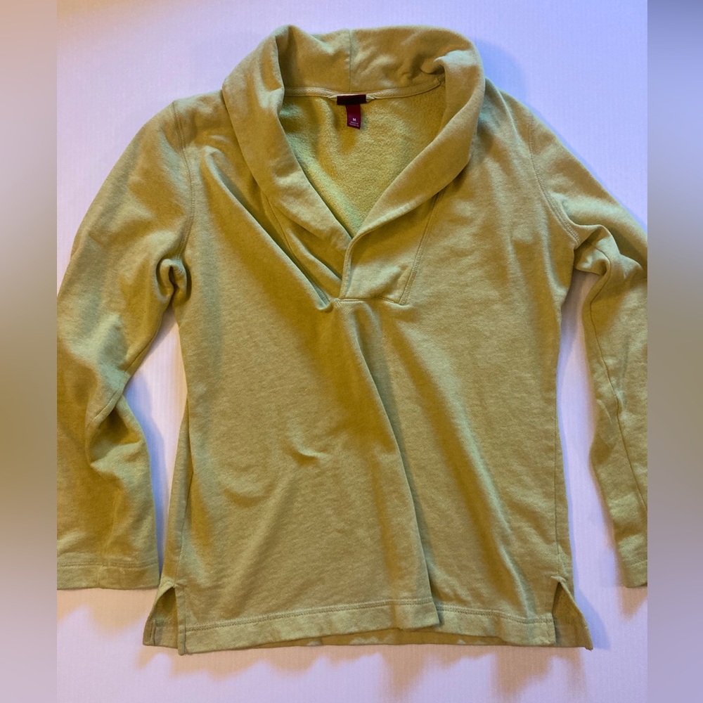 Merona light green shawl collar medium sweatshirt